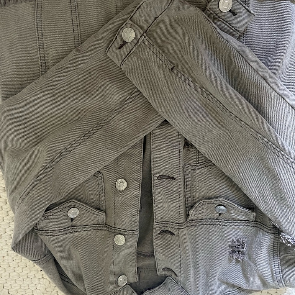 Grey denim jacket